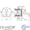 Ideal Standard A6149AA Mixer Spare Diagram