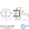 Ideal Standard A6154AA Spare Diagram