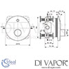 Armitage Shanks Sensorflow Wave Built-In Shower Mixer Dimensions