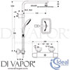 Ideal Standard A6247AA Spare Diagram