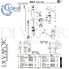 Ideal Standard A6327AA Spare Tech Diagram