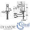 Ideal Standard A6330AA Basin Mixer Spare Diagram