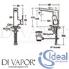 Ideal Standard A6333AA Mixer Spare Diagram