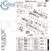 Ideal Standard A6334AA Tech Diagram