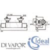 Ideal Standard A6367AA Shower Spare Diagram