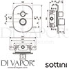 Sottini A6455AA Mixer Spare Diagram