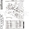 Sottini A6455AA Mixer Spare Tech Diagram