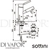 Sottini A6459AA Mixer Spare Diagram