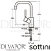 Sottini A6462AA GEN1 Mixer Spare Diagram
