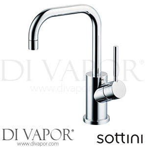 Sottini A6462AA Tresa Basin Mixer with Tube Spout No Waste Spare Parts