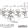 Sottini A6464AA Mixer Spare Diagram