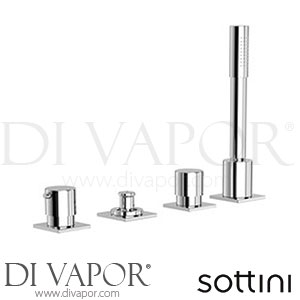 Sottini A6464AA Tresa 4 Hole Bath Shower Mixer Spare Parts