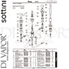 Sottini A6464AA Mixer Spare Tech Diagram