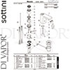 Sottini A6468AA GEN1 Spare Tech Diagram
