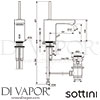 Sottini A6468AA Mixer Spare Diagram