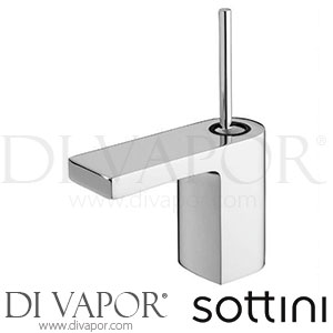 Sottini Mazaro Washbasin Mixer 1 Hole Single Lever Compact No Waste Spare Parts A6469AA GEN1
