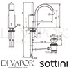 Sottini A6470AA GEN1 Mixer Spare Diagram