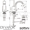 Sottini A6470AA Mixer Spare Diagram