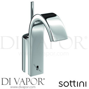 Sottini A6470AA Mazaro Basin Mixer Curved Spout and Pop-Up Waste Spare Parts