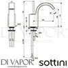 Sottini A6471AA GEN1 Mixer Spare Diagram