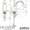 Sottini A6471AA Mixer Spare Diagram
