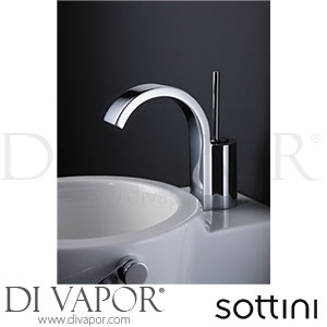 Sottini A6471AA Mazaro Basin Mixer Curved Spout No Pop-Up Waste Spare Parts