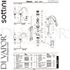 Sottini A6471AA Mixer Spare Tech Diagram