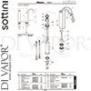 Sottini A6472AA GEN1 Mixer Spare Tech Diagram