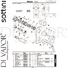 Sottini A6473AA Mixer Spare Tech Diagram