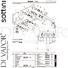Sottini A6475AA GEN1 Mixer Spare Tech Diagram