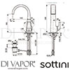 Sottini A6480AA GEN1 Mixer Spare Diagram