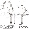 Sottini A6481AA Mixer Spare Diagram