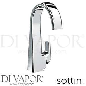 Sottini A6481AA Melito Basin Mixer Curved Spout No Waste Spare Parts