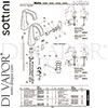 Sottini A6481AA Mixer Spare Tech Diagram