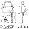 Sottini A6482AA GEN1 Mixer Spare Diagram