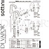 Sottini A6482AA Mixer Spare Tech Diagram