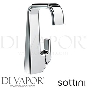 Sottini A6483AA Melito Basin Mixer Flat Spout No Waste Spare Parts