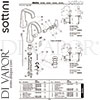 Sottini A6483AA Mixer Spare Tech Diagram