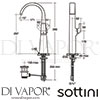 Sottini A6484AA GEN1 Mixer Spare Diagram