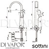 Sottini A6484AA Mixer Spare Diagram