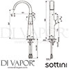 Sottini A6485AA Mixer Spare Diagram
