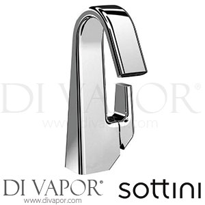 Sottini Melito Single Lever Basin Handrinse Mixer with Pop-Up Waste Spare Parts A6486AA GEN1