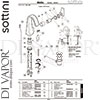 Sottini A6486AA GEN1 Mixer Spare Tech Diagram