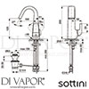 Sottini A6486AA Mixer Spare Diagram