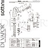 Sottini A6487AA Mixer Spare Tech Diagram