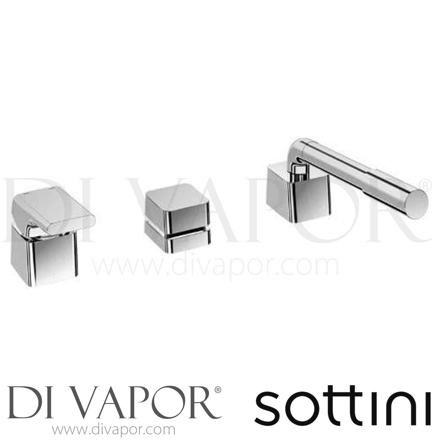Sottini A6489AA Melito 3 Hole SL Bath Shower Mixer No Spout Spare Parts