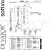 Sottini A6489AA Mixer Spare Tech Diagram