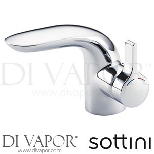 Sottini Paglia Small Single Lever Basin Mixer with Pop-Up Waste Tap Spare Parts A6491AA GEN1