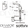 Sottini A6493AA GEN1 Mixer Spare Diagram