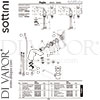 Sottini A6493AA GEN1 Mixer Spare Tech Diagram